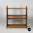 Italian modern Bookcase Panchina in wood slats, 2000s