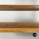 Italian modern Bookcase Panchina in wood slats, 2000s