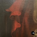 Italian Oil painting on canvas of Jesus Christ with a crown of thorns, 1600s 