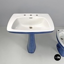 Italian modern blue bathroom fixtures Gardena Antonia Campi Richard Ginori 1970s