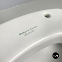 Italian modern blue bathroom fixtures Gardena Antonia Campi Richard Ginori 1970s