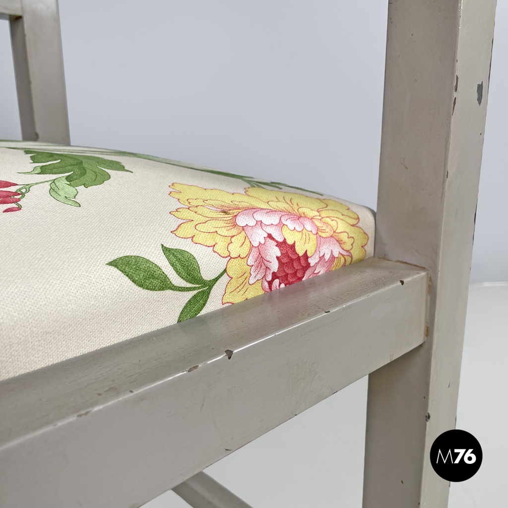 Italian Art Deco grey stools by Gino Maggioni for Atelier Borsani Varedo, 1930s