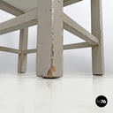 Italian Art Deco grey stools by Gino Maggioni for Atelier Borsani Varedo, 1930s