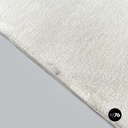 Italian post-modern rectangular synthetic short hair white carpet, 2000s