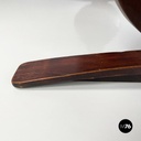 Italian mid-century modern rectangular coffee table in wood, 1950s