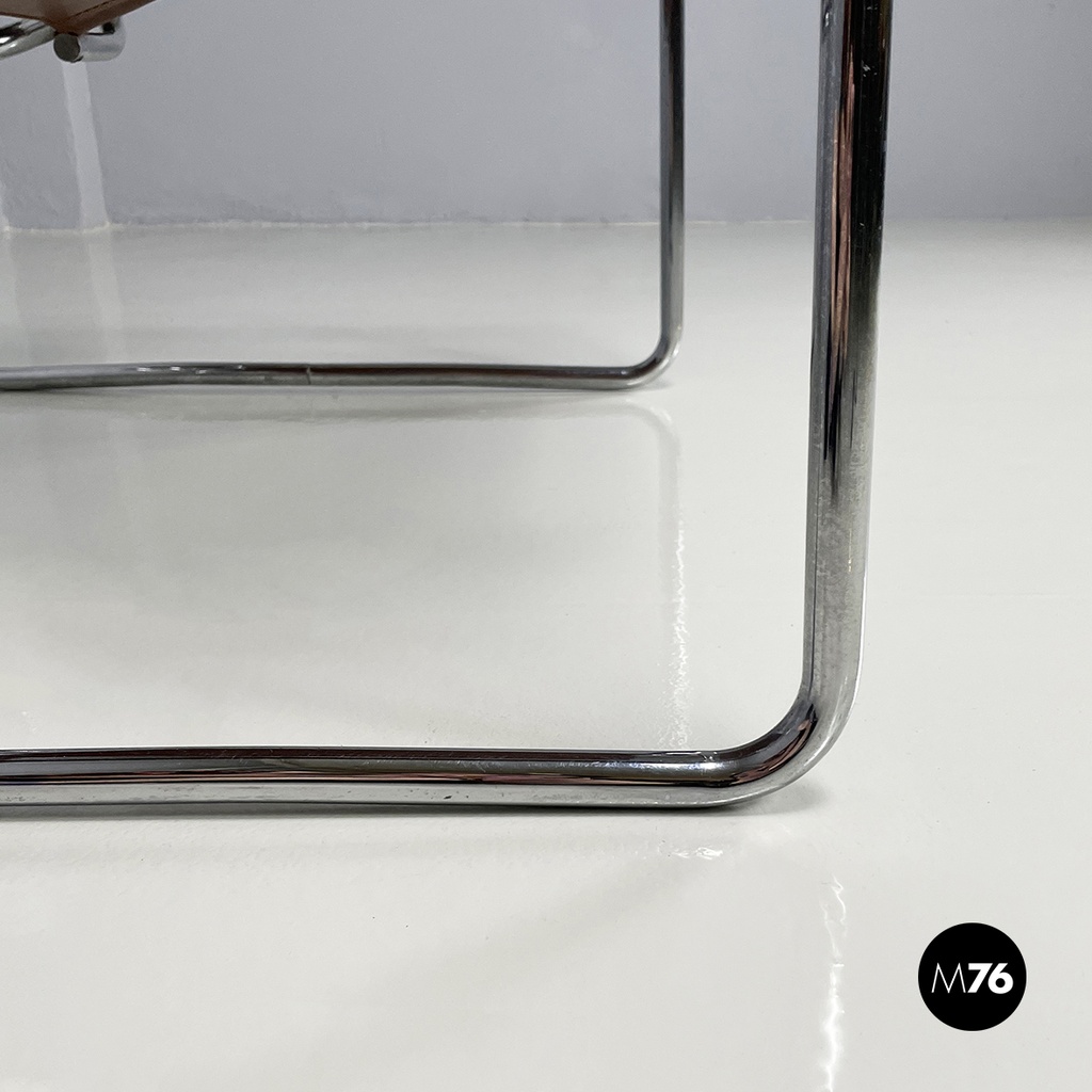 Italian mid-century Brown Armchairs Wassily by Marcel Breuer for Gavina, 1960s