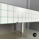 Italian modern Green white Dining table Quaderna Design Superstudio Zanotta 1970