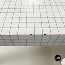 Italian modern Green white Dining table Quaderna Design Superstudio Zanotta 1970