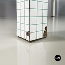 Italian modern Green white Dining table Quaderna Design Superstudio Zanotta 1970