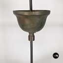 Italian mid century modern 2/5 chandelier by GPA Monti Studio for Kartell, 1959