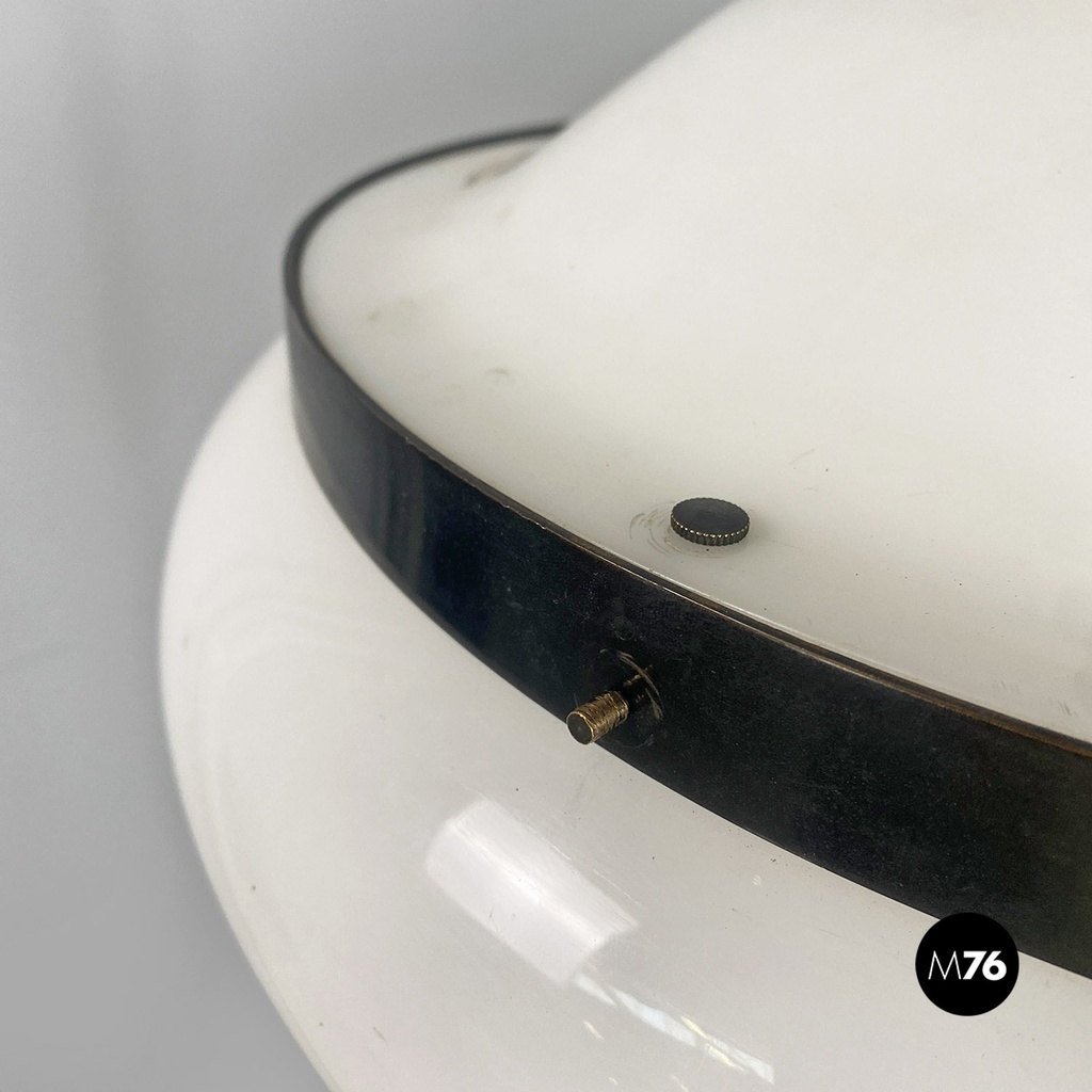 Italian mid century modern 2/5 chandelier by GPA Monti Studio for Kartell, 1959