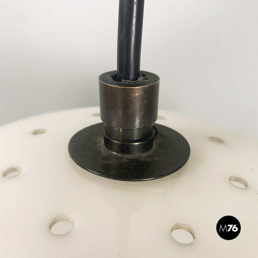 Italian mid century modern 2/5 chandelier by GPA Monti Studio for Kartell, 1959