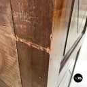 Italian Charles X style two-door wooden wardrobe with decorations, early 1800s