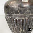 English Art and Crafts silver plate and wood jug or teapot by SB&M, early 1900s