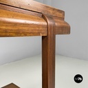 Italian mid-century modern Double shelf coffee table in buxus and wood 1930-1940