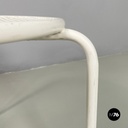 Italian mid-century modern Outdoor coffe tables in white metal by Emu, 1960s