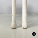 Italian mid-century modern Outdoor coffe tables in white metal by Emu, 1960s