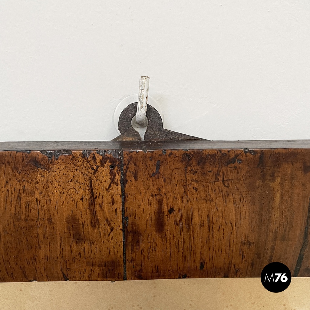 French Charcoal painting on paper of Beaumarchais in wooden frame, mid 1800s