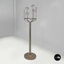 Italian modern round metal floor coat rack Melpomene by BBPR for Artemide, 1970s
