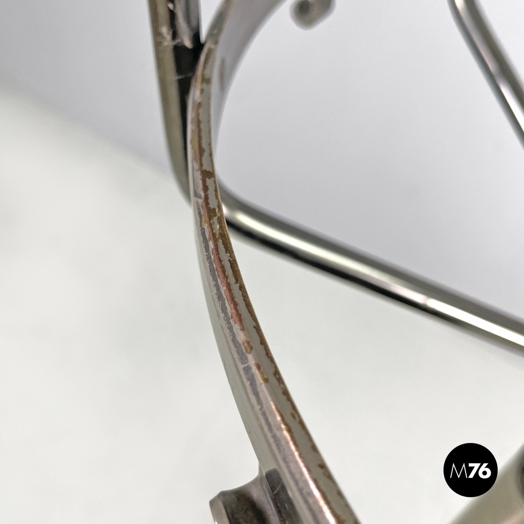 Italian modern round metal floor coat rack Melpomene by BBPR for Artemide, 1970s