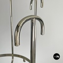 Italian modern round metal floor coat rack Melpomene by BBPR for Artemide, 1970s