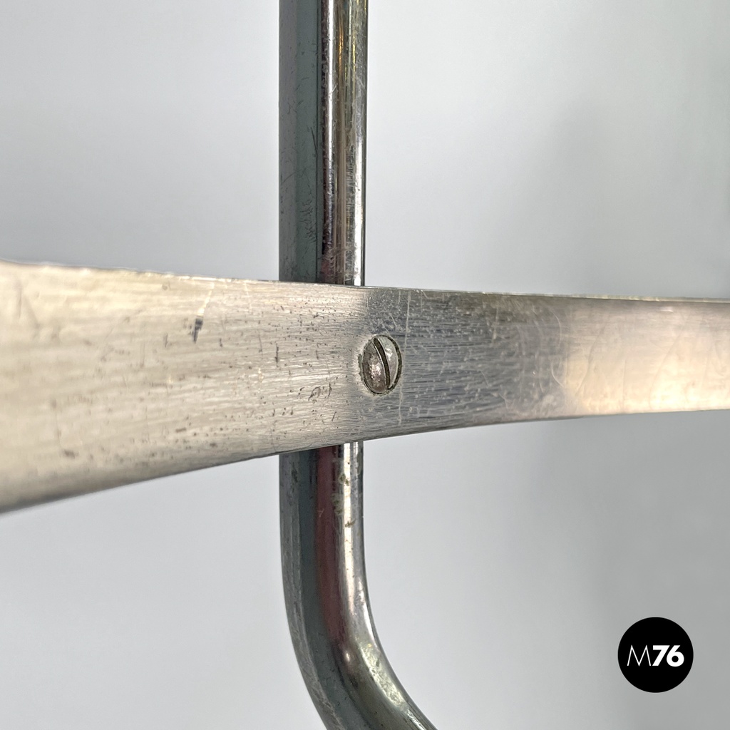 Italian modern round metal floor coat rack Melpomene by BBPR for Artemide, 1970s