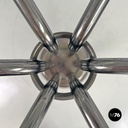 Italian modern round metal floor coat rack Melpomene by BBPR for Artemide, 1970s