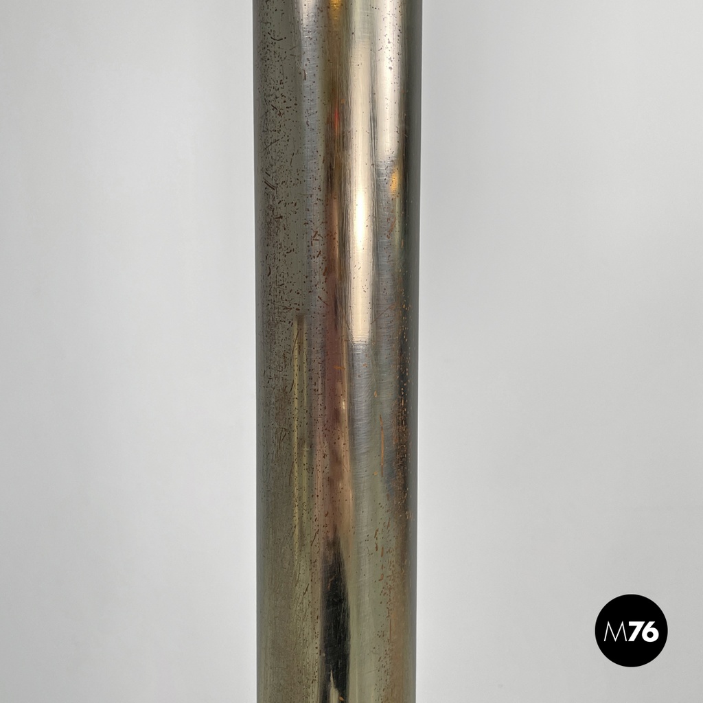 Italian modern round metal floor coat rack Melpomene by BBPR for Artemide, 1970s