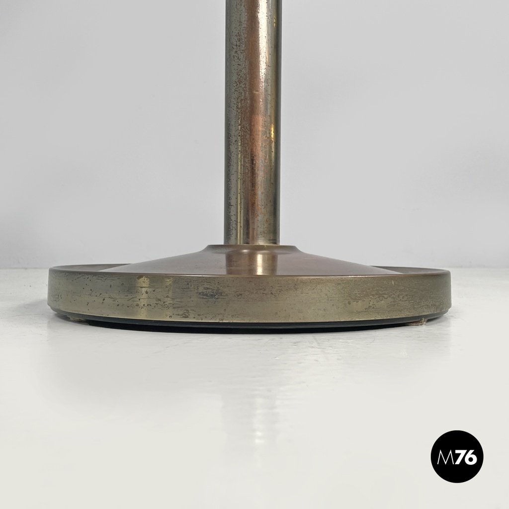 Italian modern round metal floor coat rack Melpomene by BBPR for Artemide, 1970s