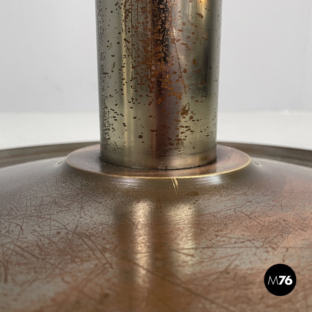 Italian modern round metal floor coat rack Melpomene by BBPR for Artemide, 1970s