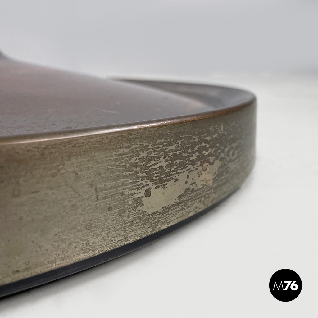 Italian modern round metal floor coat rack Melpomene by BBPR for Artemide, 1970s