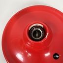 Italian modern Red metal Wall lamp by Sankey Targetti, 1970s