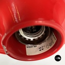 Italian modern Red metal Wall lamp by Sankey Targetti, 1970s