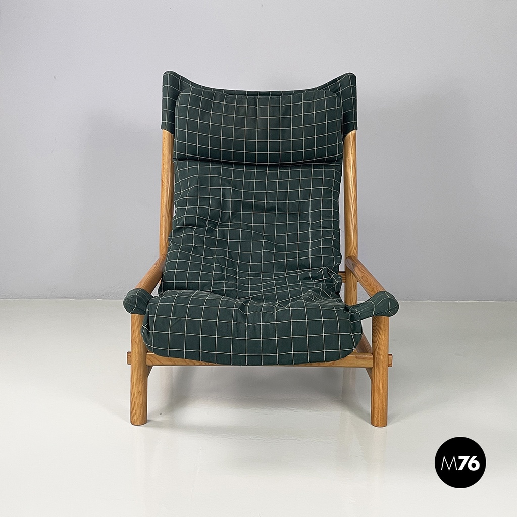 Italian mid-century modern Armchair Carmina by Carlo Santi for Arflex, 1970s