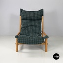 Italian mid-century modern Armchair Carmina by Carlo Santi for Arflex, 1970s