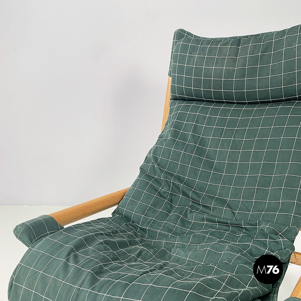 Italian mid-century modern Armchair Carmina by Carlo Santi for Arflex, 1970s