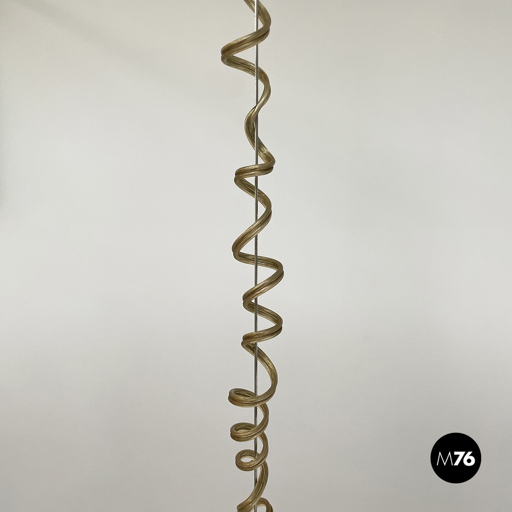 Italian mid-century modern Glass Chandelier Bilobo by Tobia Scarpa Flos, 1960s