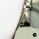 Italian mid-century modern Wall mirror with iron curl details, 1960s