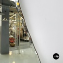 Italian mid-century modern Wall mirror with iron curl details, 1960s