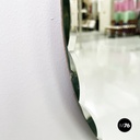 Italian mid-century modern Wall mirror with iron curl details, 1960s