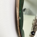 Italian mid-century modern Wall mirror with iron curl details, 1960s