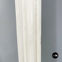 Italian Double swing door entirely in white wood, early 1900s