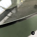 Italian space age Coffee table with lamp in smoked glass and plexiglass, 1970s