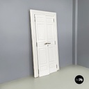Italian Double swing door entirely in white wood, early 1900s