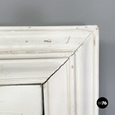 Italian Double swing door entirely in white wood, early 1900s