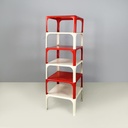 Italian space age Plastic coffee table Demetrio 45 by Magistretti Artemide 1970s