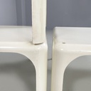 Italian space age Plastic coffee table Demetrio 45 by Magistretti Artemide 1970s