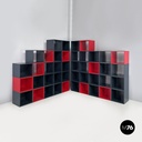 Italian modern modular bookcase Programma 1 Antonia Astori De Ponti Driade 1970s