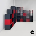 Italian modern modular bookcase Programma 1 Antonia Astori De Ponti Driade 1970s