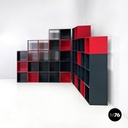 Italian modern modular bookcase Programma 1 Antonia Astori De Ponti Driade 1970s